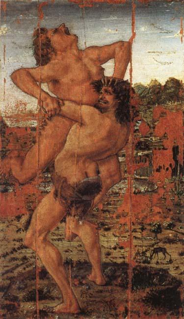 Antonio Pollaiolo Hercules and Antaeus oil painting image